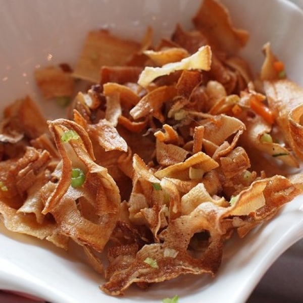 「炸牛蒡丝」这道我有小尝一下  味道还